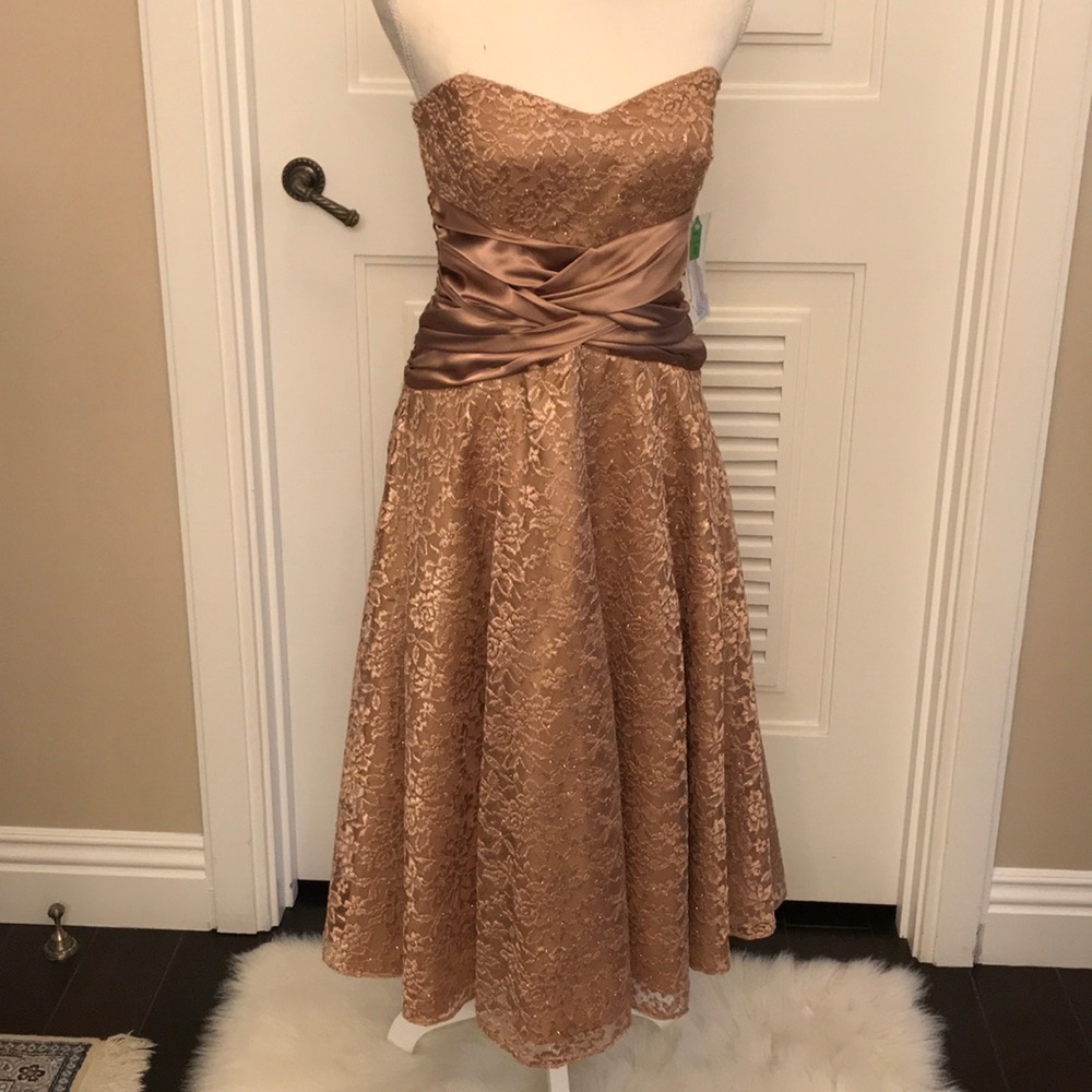 Strapless party dress NWT